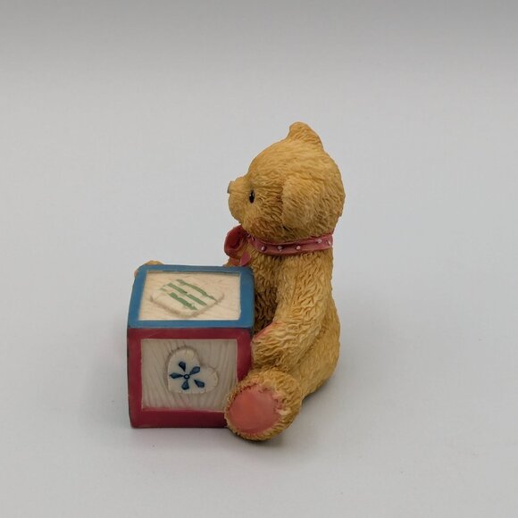 Cherished Teddies Bear with ABC "G" Block (158488G) 1995 - Picture 4 of 9